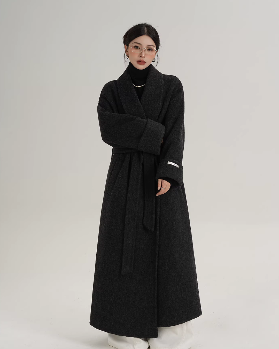 Elegant Long Wool Coat SRS0401