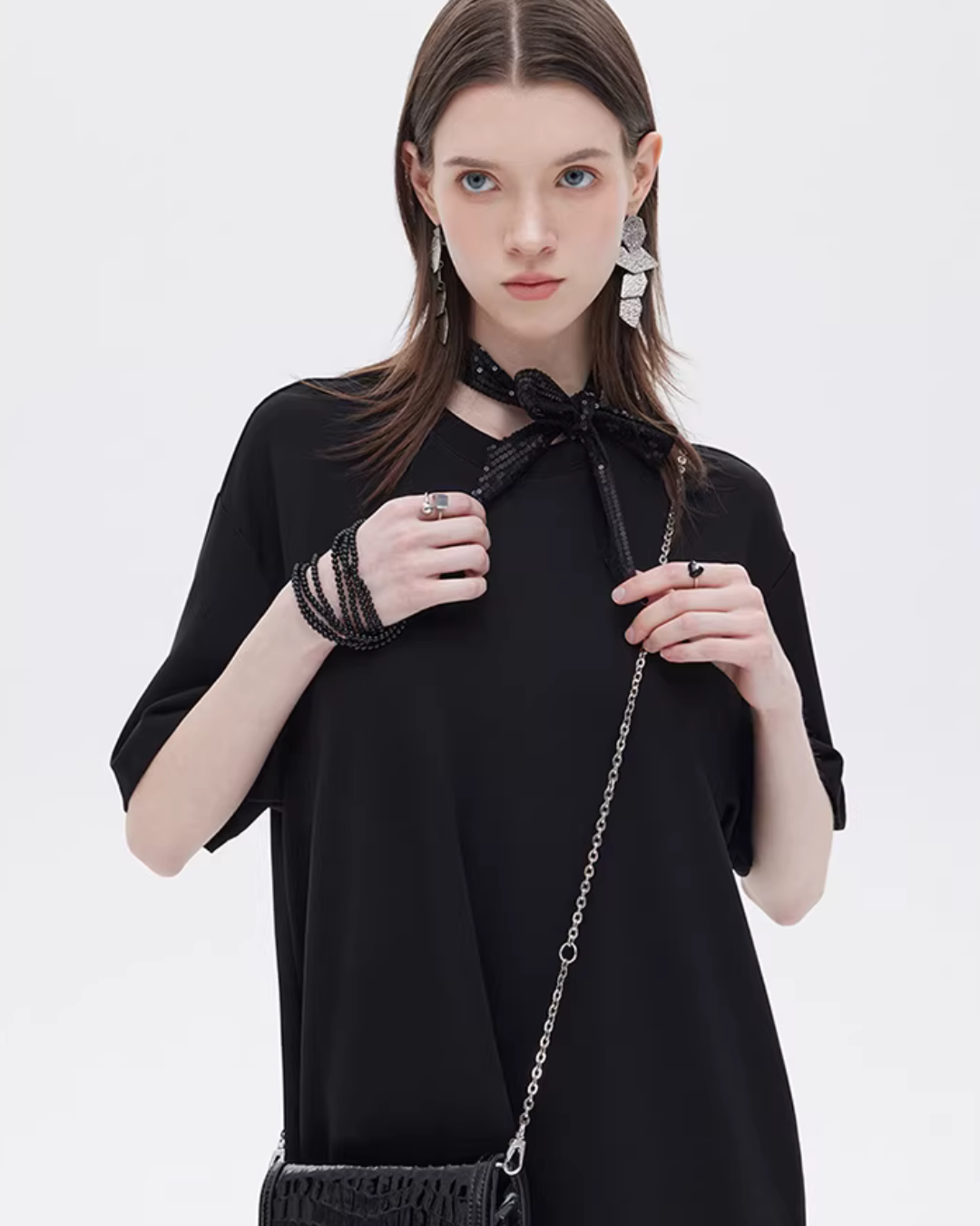 Docking T-Shirt Long Dress SHN0046