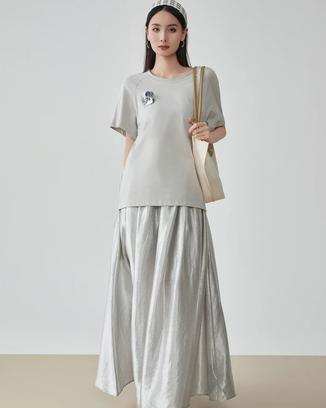 Metallic Silver Docking Dress FER0243