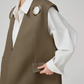 Gold Eyelet Big Vest / Wide Half Pants FER0281