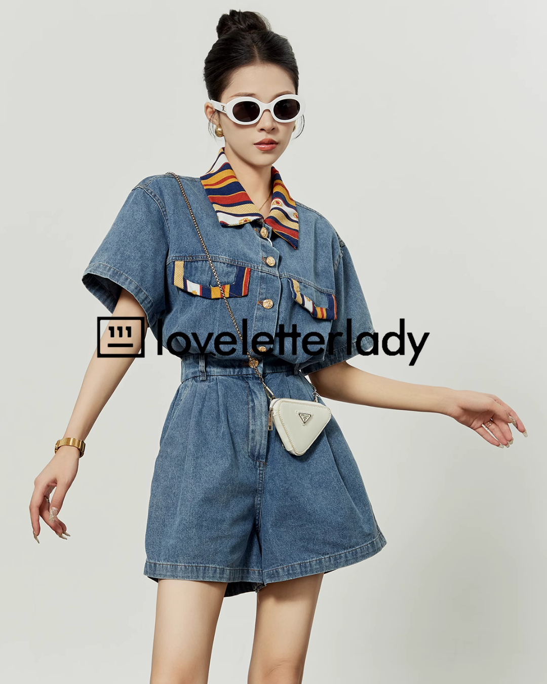 American Casual Denim Jumpsuit LLA0219