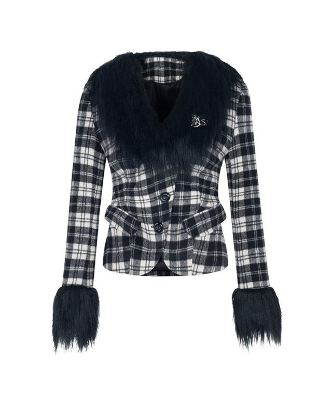 Punk Plaid Jacket＆Pleated Skirt SAP0011