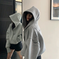 Back Logo Zip Hoodie YLS1036