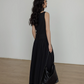 Sleeveless Belt Long Dress VAS0112