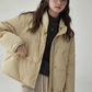 Stand Collar Short Down Jacket AMU0048
