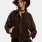 Retro Stand Collar Short Jacket ZTS0019