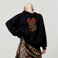 Heart Leopard Long Sleeve T-Shirt / Leopard Skirt LLA0535