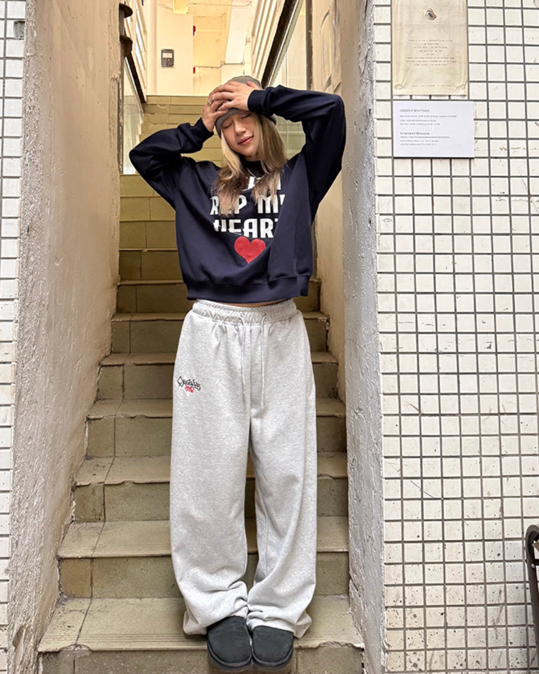 Logo Loose Sweatpants CYE0044