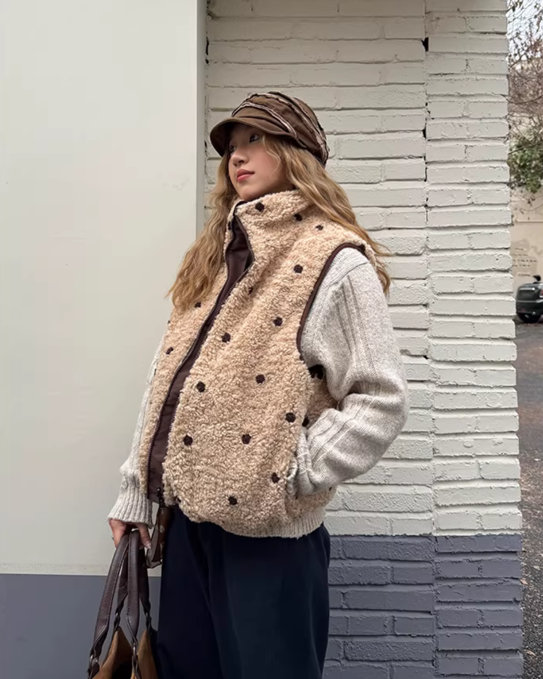 Reversible Fluffy Fur Vest CYE0095