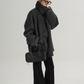 Colorless Wool Middle Coat / Scarf SRS0321