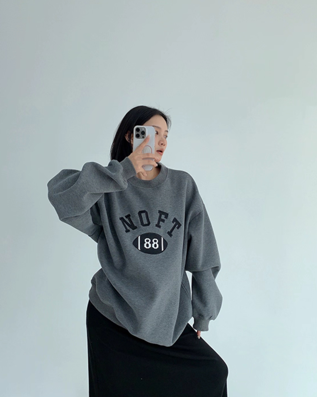Logo Loose Sweat Top YLS0939