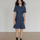 Paid Shirt Dress VAS0114