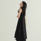 Boat Neck Sleeveless Long Dress EPR0002