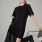Mesh Short-Sleeve T-Shirt Dress FER0073