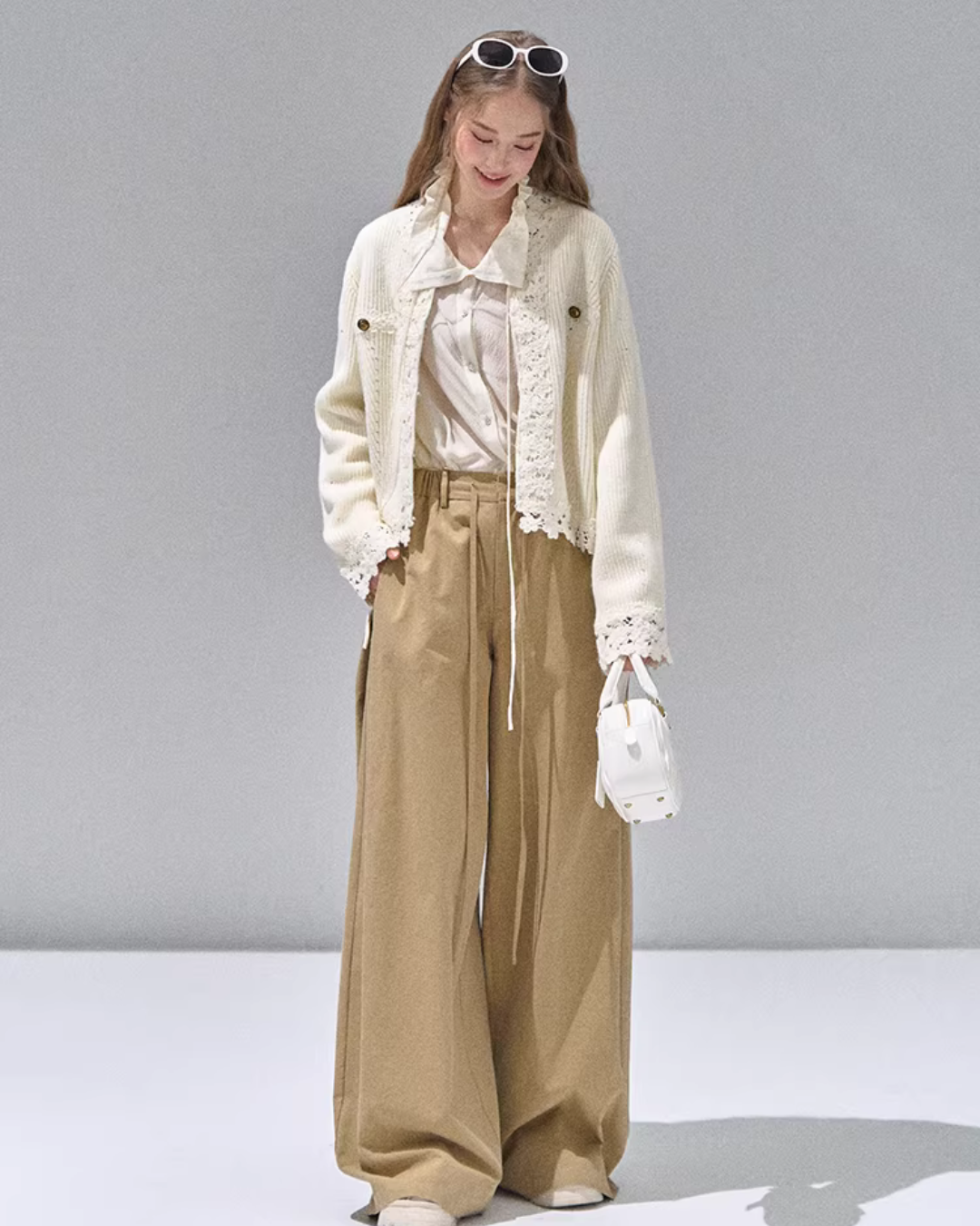 Flower Lace Knit Cardigan RCR0009