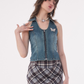 Vintage Sleeveless Denim Vest ZZF0196