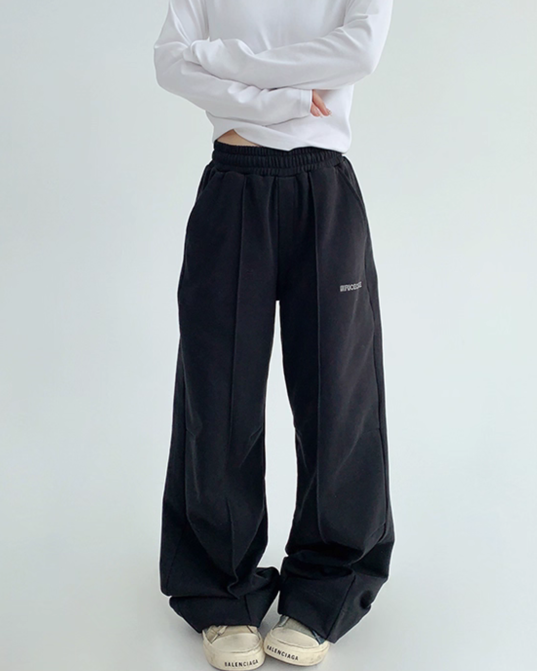 Drape Casual Wide Pants  YLS0948