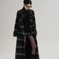 Stand Collar Paid Long Coat SRS0391