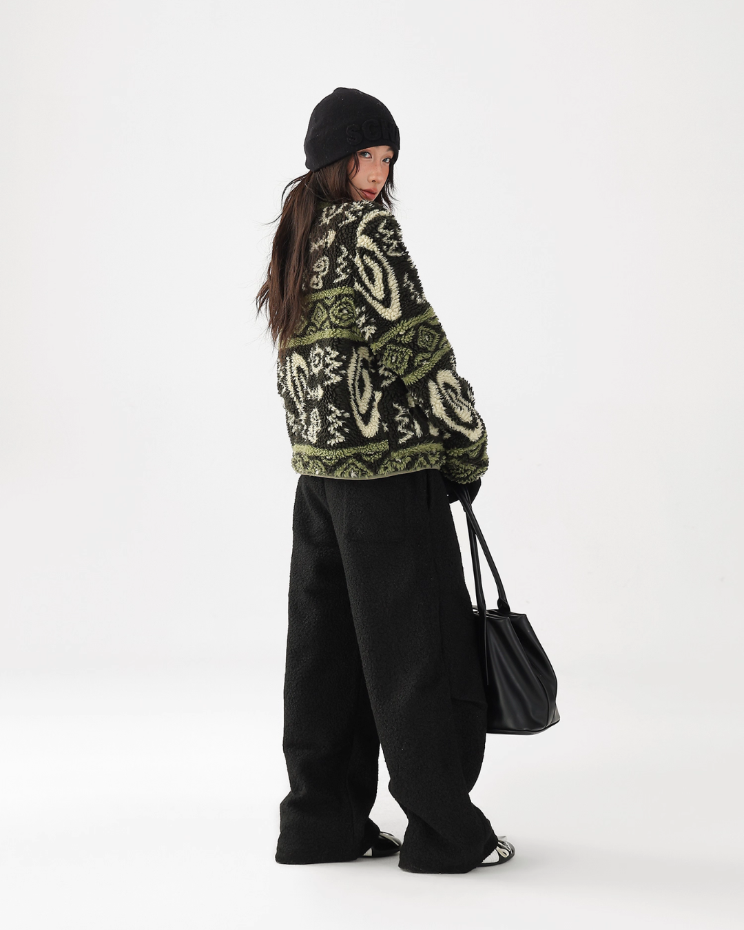 Stand Collar Fleece Jacket ACS0333