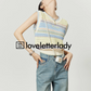 Pastel Summer Knit Vest / Wide Denim Pants LLA0186