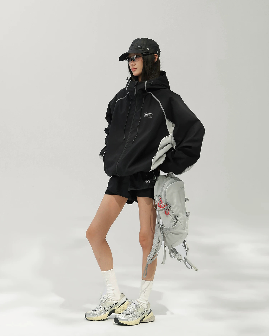Nylon Zip-Up Blouson ACS0374