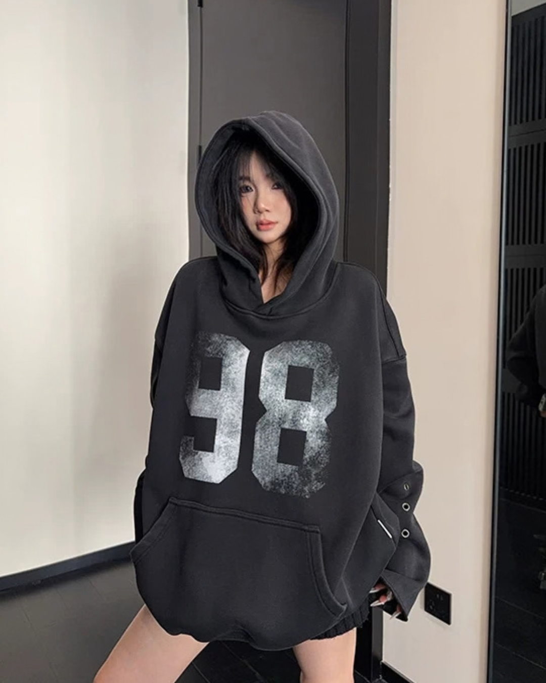Number Logo Fleece Hoodie YLS1043