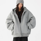 Stand Collar Hoodie Zip Jacket ACS0358