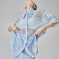 Panel Lace Color Shirt / Ornament Panel Lace Skirt FER0107