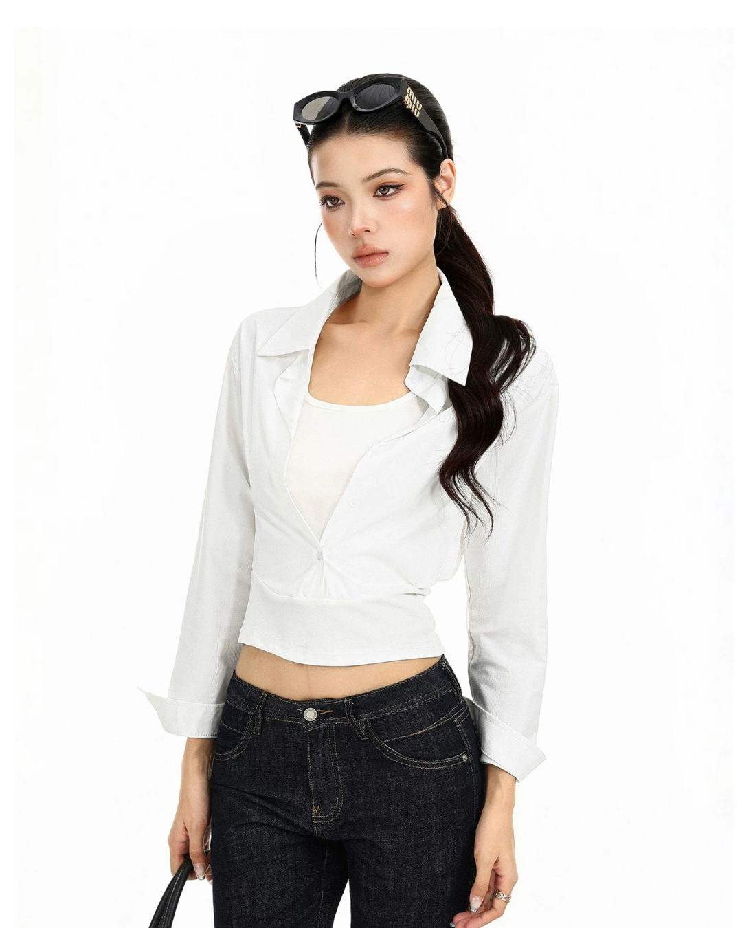 Crop Long Sleeve Shirt BGS0052