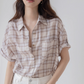 Plaid Half Sleeve Shirt VNS0019