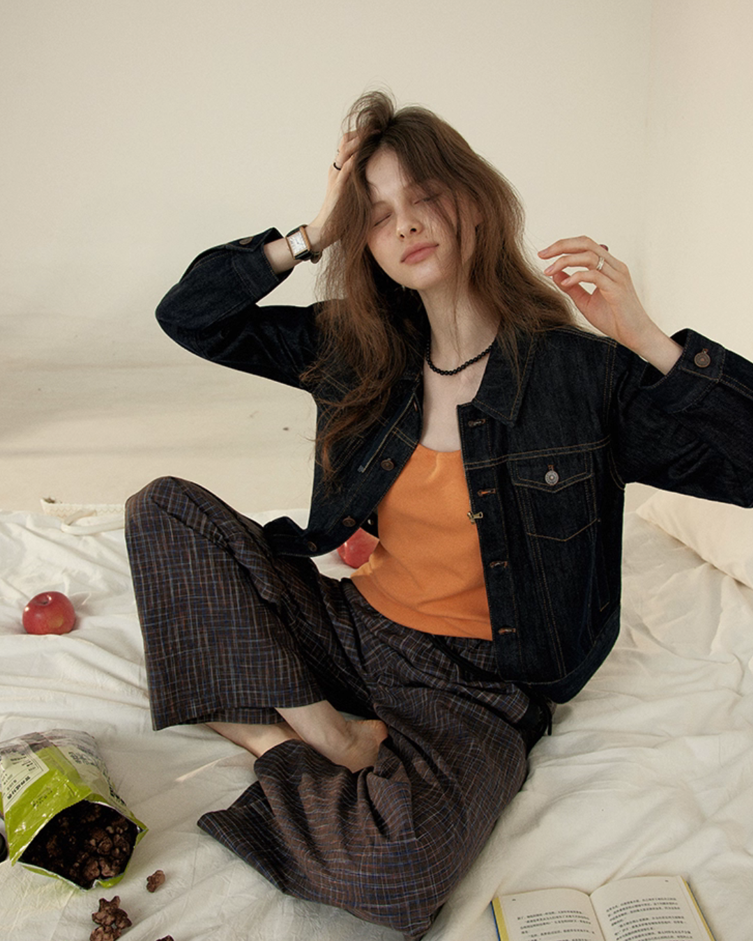 Vintage Blue Denim Jacket / Denim Pants RLZ0009