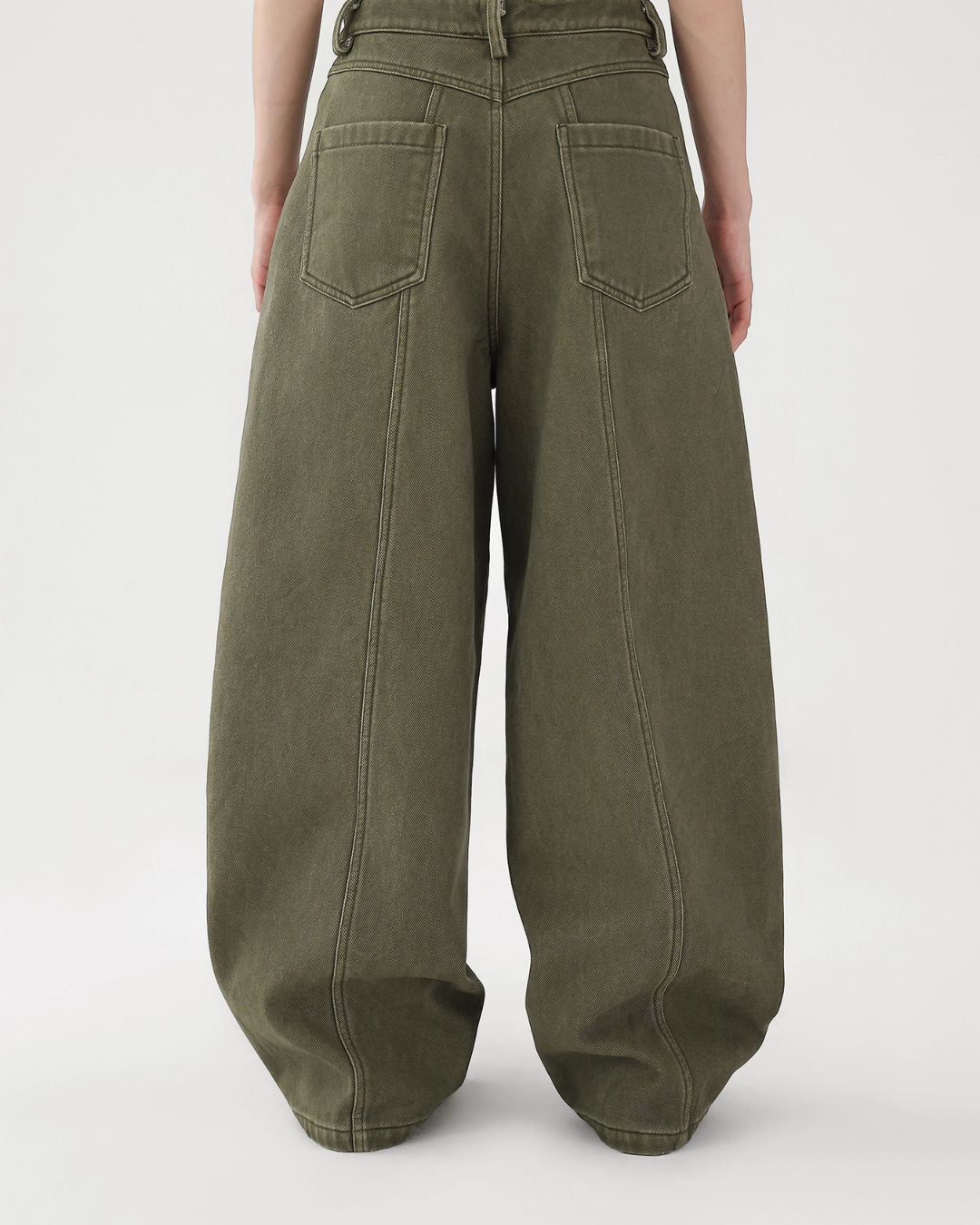 Curved Loose Wide Pants ACS0323
