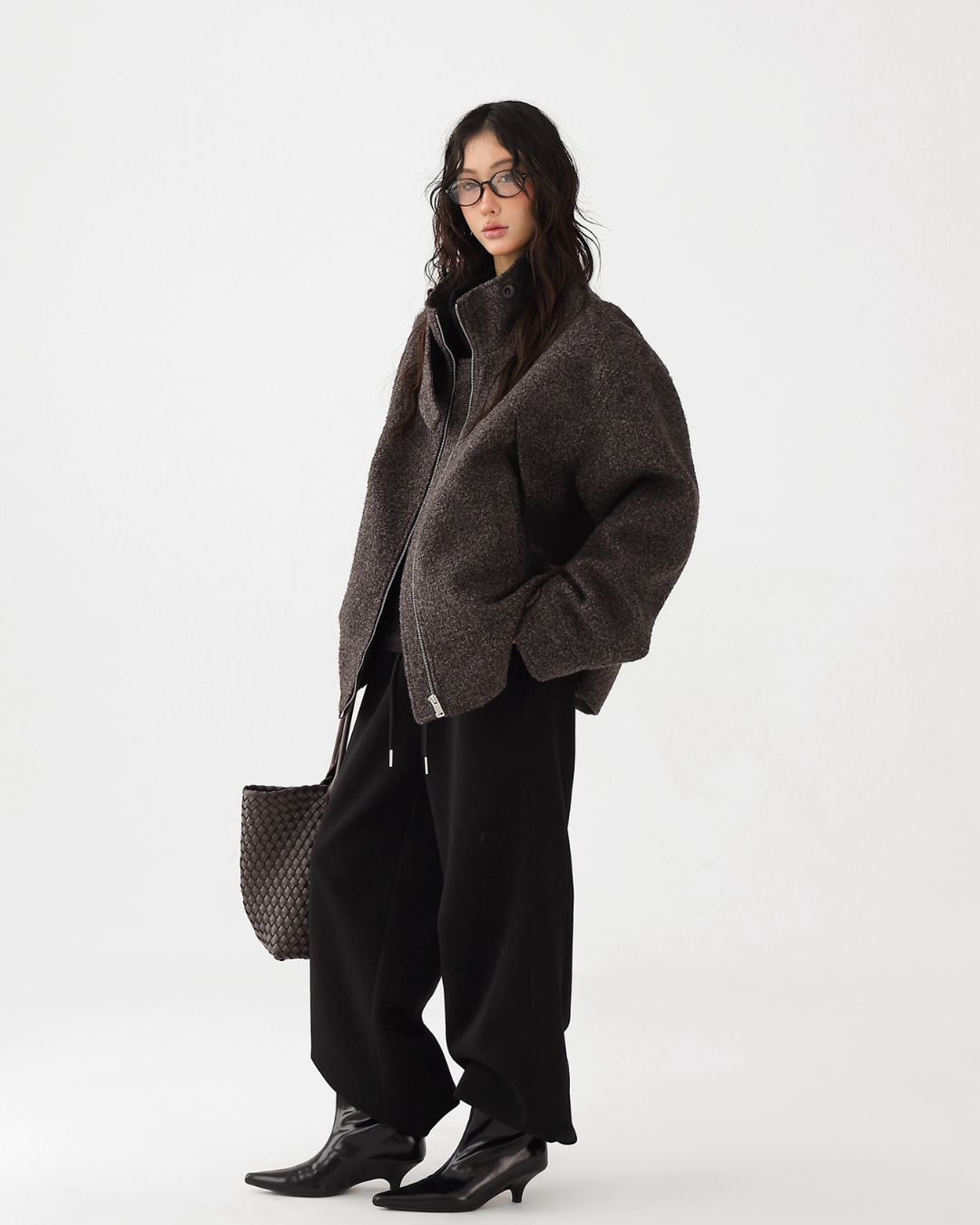 Elegant Stand Collar Wool Coat ACS0320