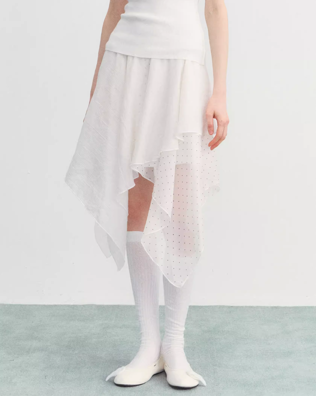 Frill Asymmetrical Skirt SPY0033