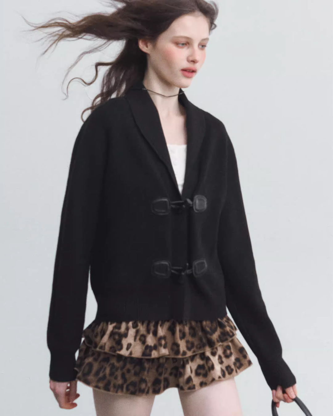 Duffle Button Long-Sleeve Top SPY0026
