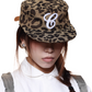 Vintage Casual Leopard Cap SCY0002