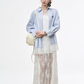 Lace Long Dress / Long Sleeve Shirt  WEO0052