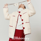 Red Pom-Pom Coat/Red Polka Dot Skirt LLA0575
