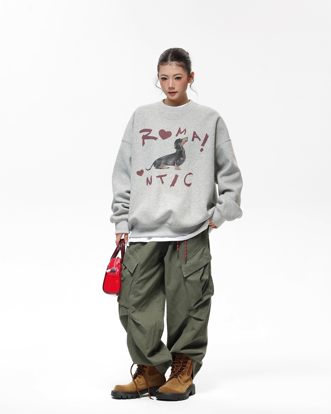 Dog Print Sweatshirt ACS0315