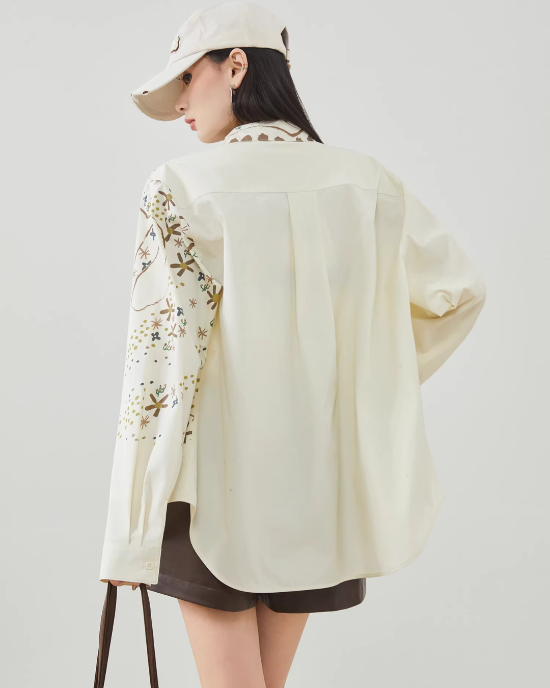 Pony Print Long-Sleeve Shirt FER0095
