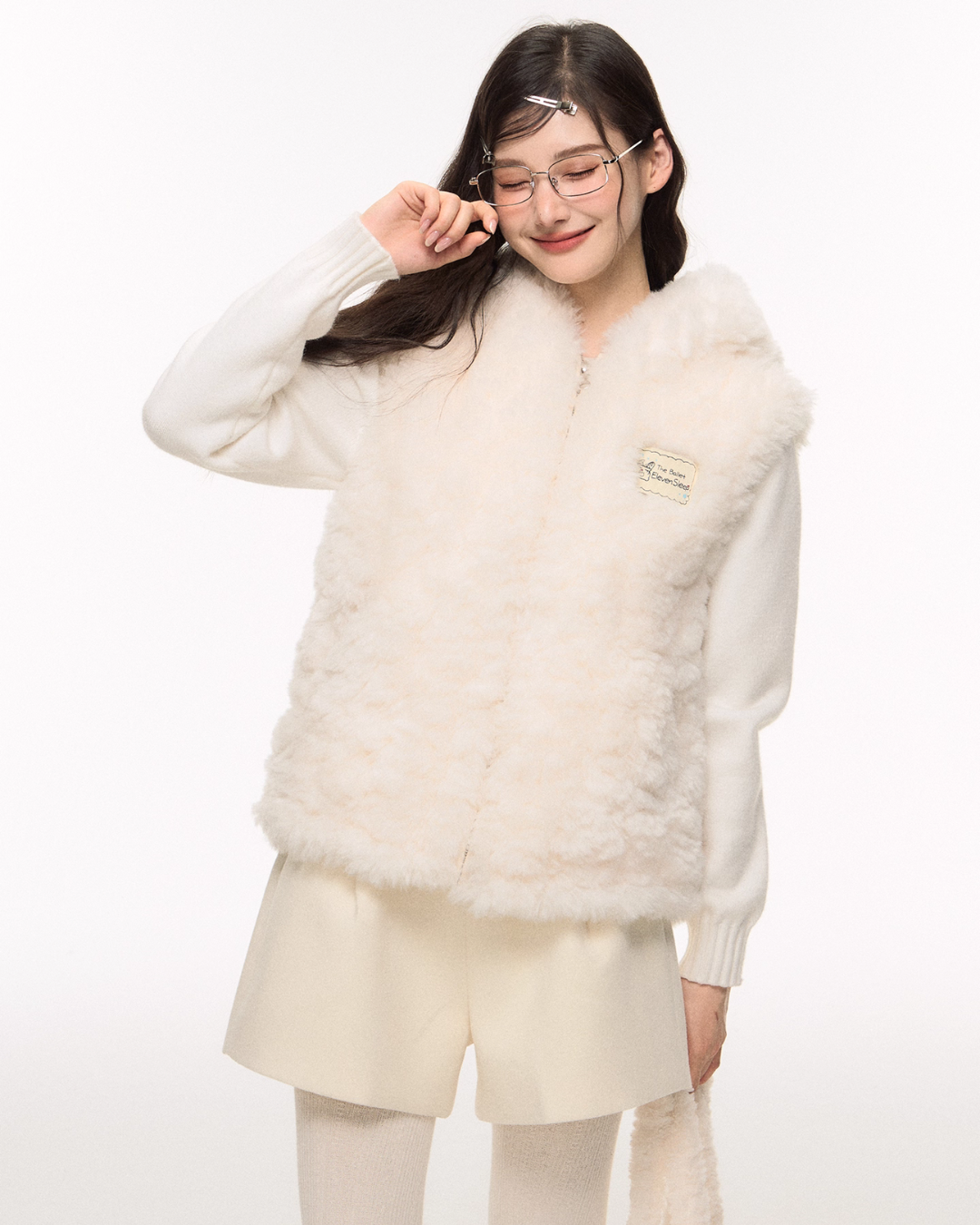 Bear Ear Fur Vest/Wide Pants/Half Pants ELS0011