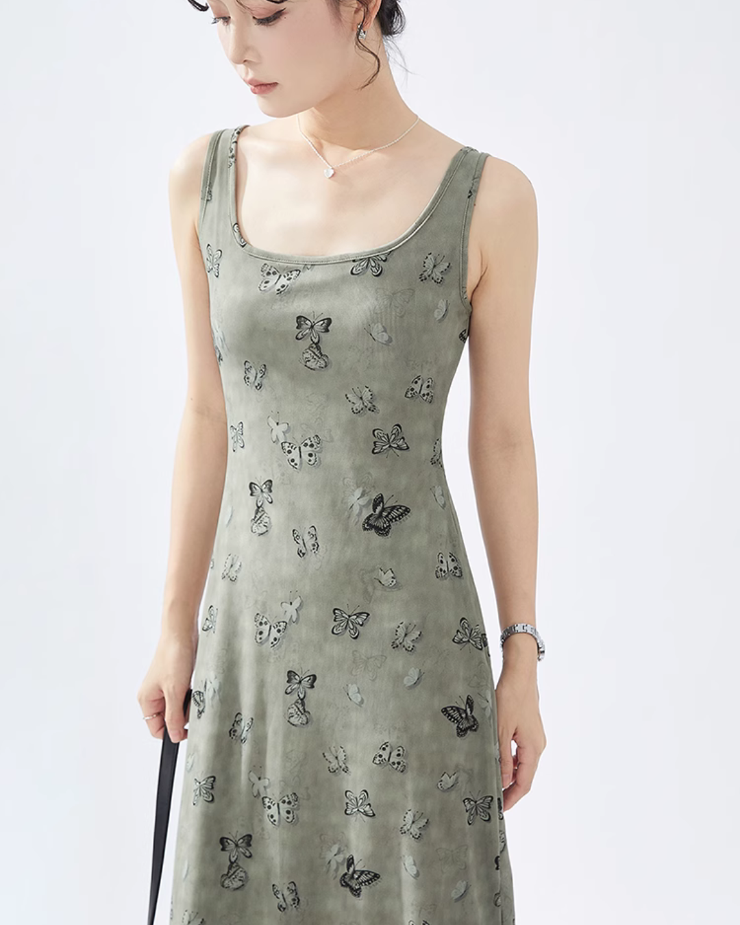 Butterfly Slim Tank Top Dress GIR0001