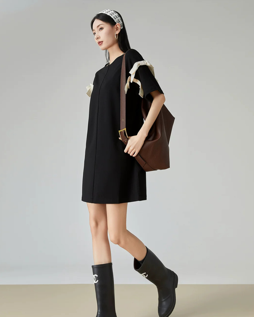 Ribbon A-Line Mini Dress FER0167