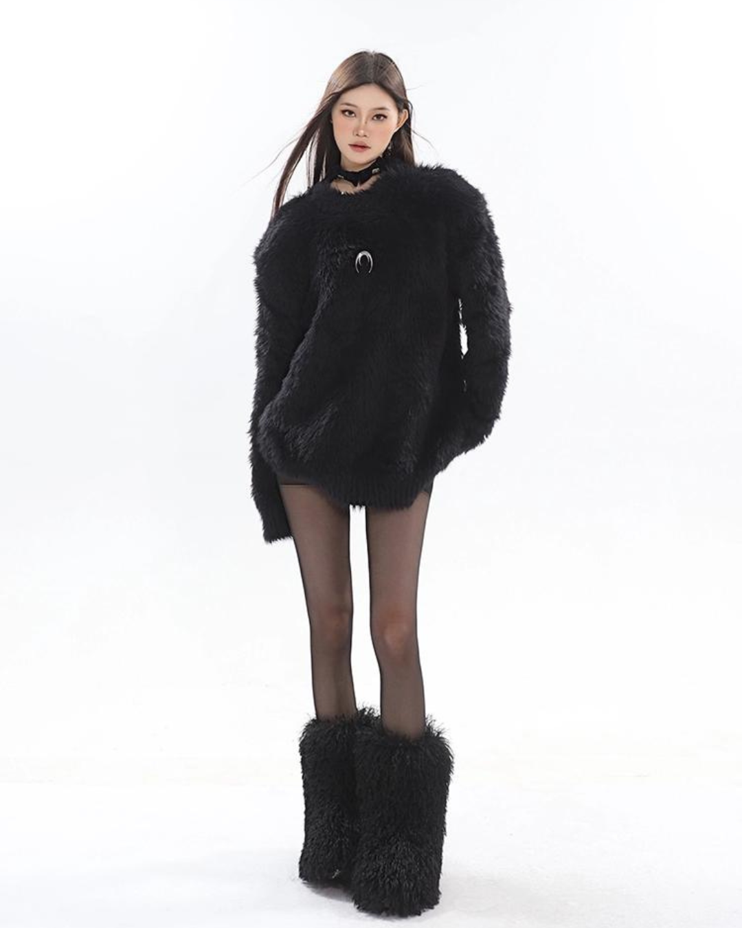 Fluffy Volume Shaggy Knit CCS0002