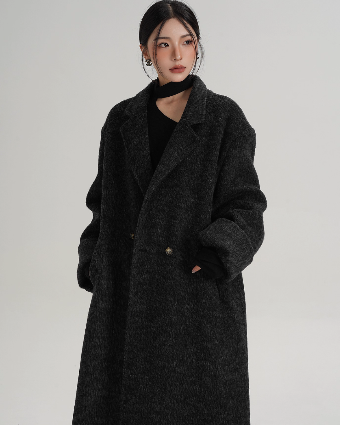 Loose Long Wool Coat SRS0392
