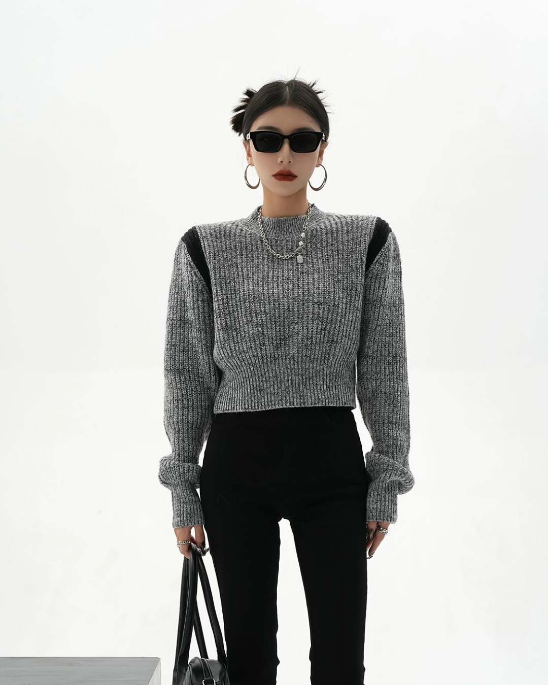 Cable Crew Neck Knit SRS0254