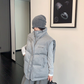 Stand Collar Cotton Down Vest YLS1012