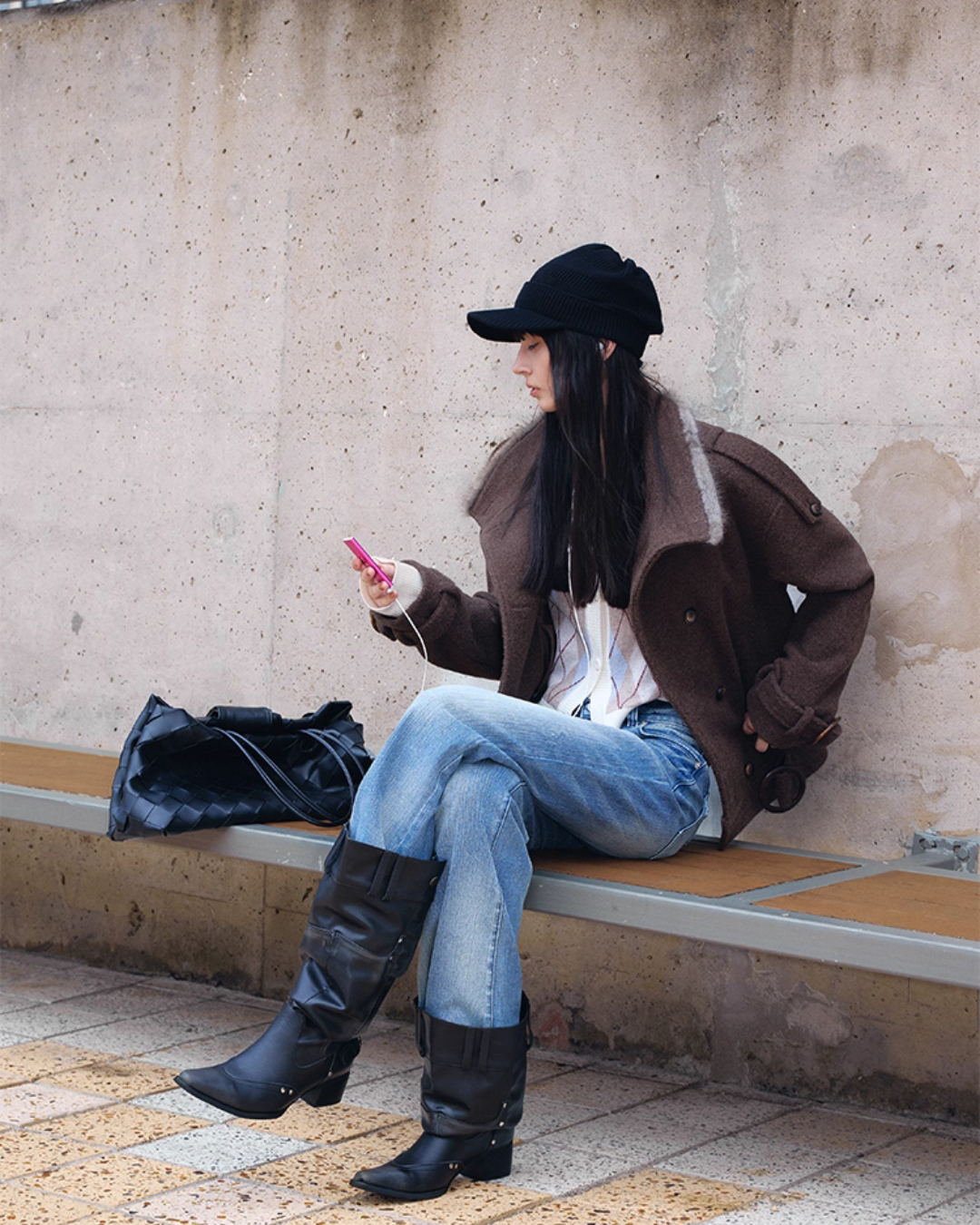 Stand Collar Short Jacket TRK0002