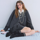 Lace Collar Zip Jacket / Flared Mini Skirt ASG0084