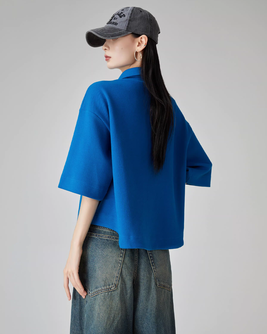 Color-Block Retro Polo Shirt FER0077